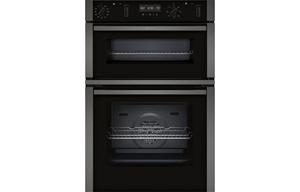 Neff N50 U2ACH7AG7B Double Pyrolytic Oven - Graphite Grey